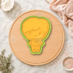 Cute Groom Character Cookie Cutter & Stamp