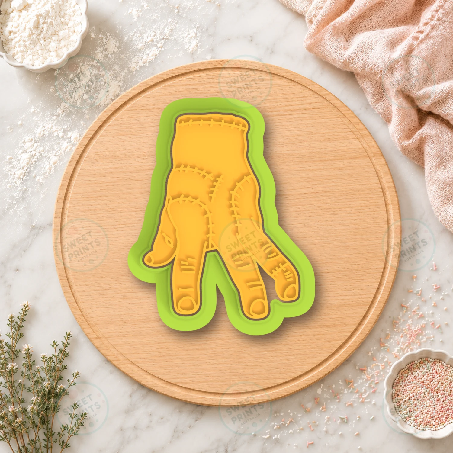 Severed Fingers Cookie Cutter & Stamp cookie cutter