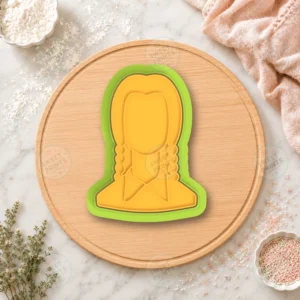 Wednesday Addams Cookie Cutter & Stamp