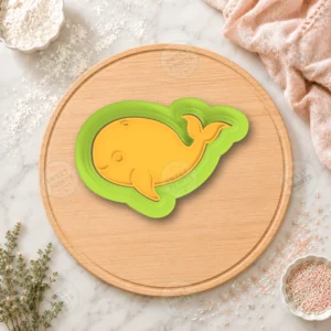 Whale 2 Cookie Cutter & Stamp
