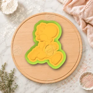 Yoshi 4 Cookie Cutter & Stamp