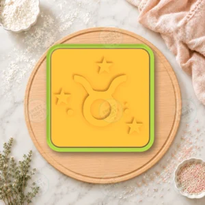 Taurus Zodiac Symbol Cookie Cutter & Stamp