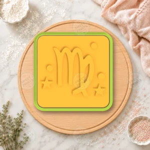 Virgo Zodiac Symbol Cookie Cutter & Stamp