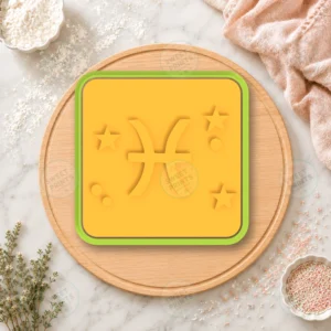 Pisces Zodiac Symbol Cookie Cutter & Stamp