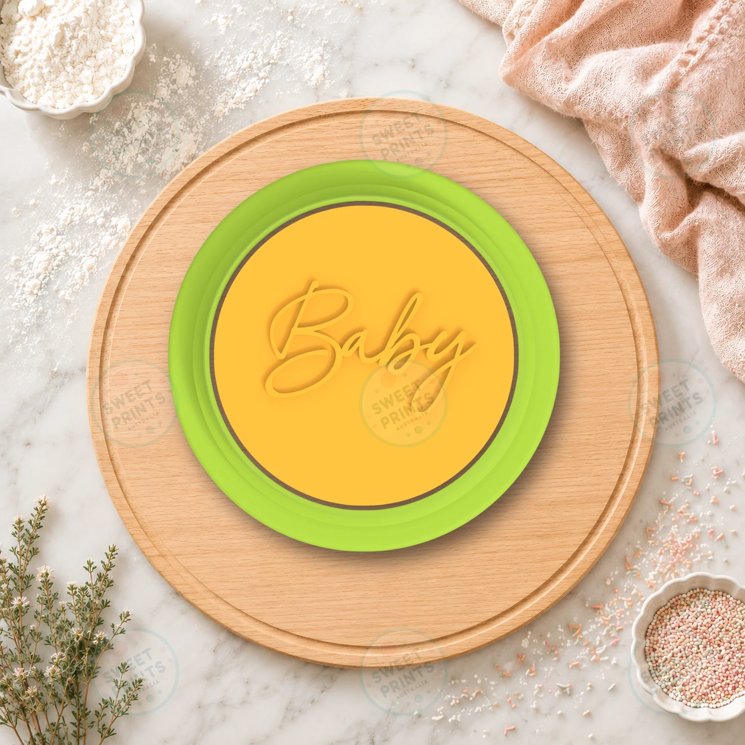 Baby Bottle 2 Cookie Cutter & Stamp cookie cutter