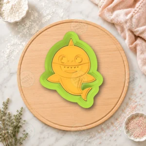 Baby Shark Cookie Cutter & Stamp