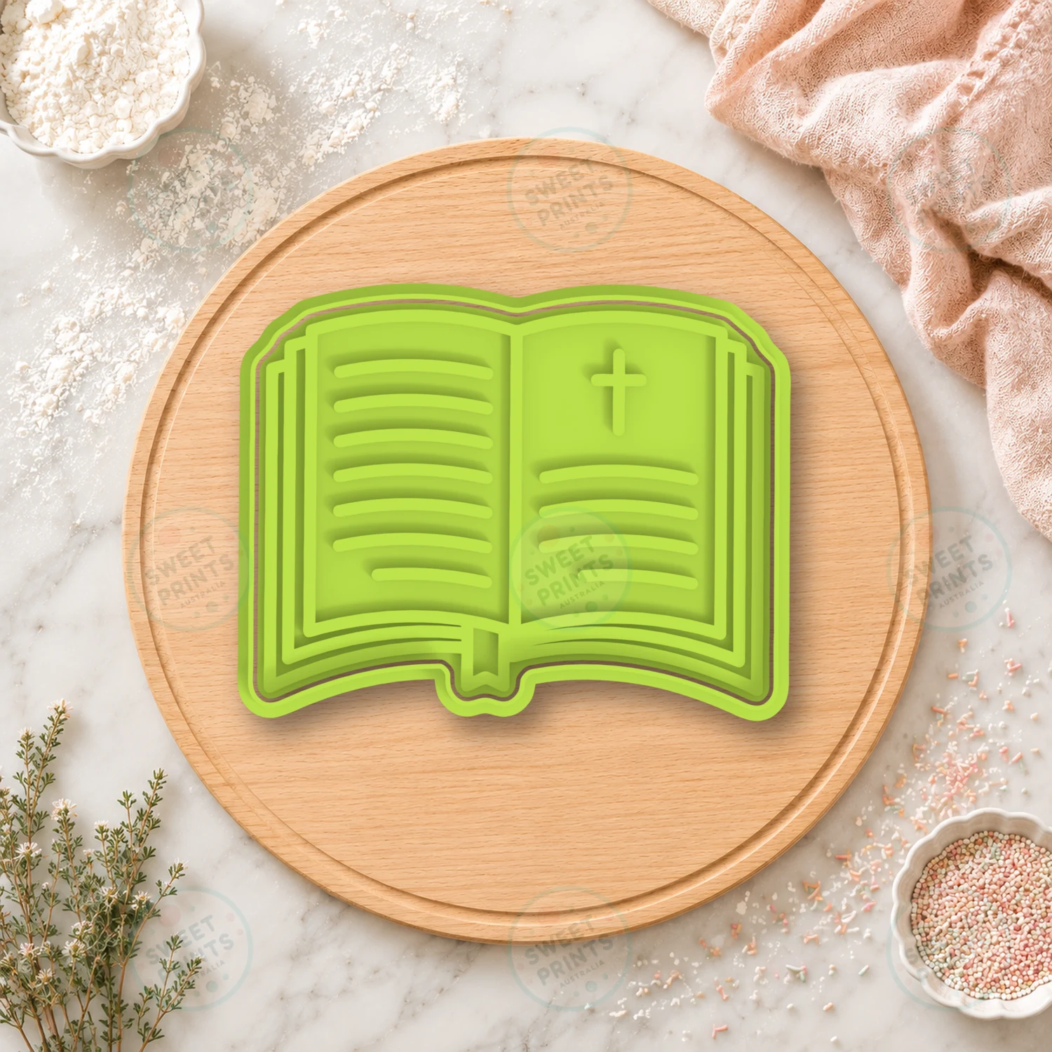 Push Biblia Cookie Cutter cookie cutter