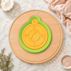 Compass Bussola Cookie Cutter & Stamp