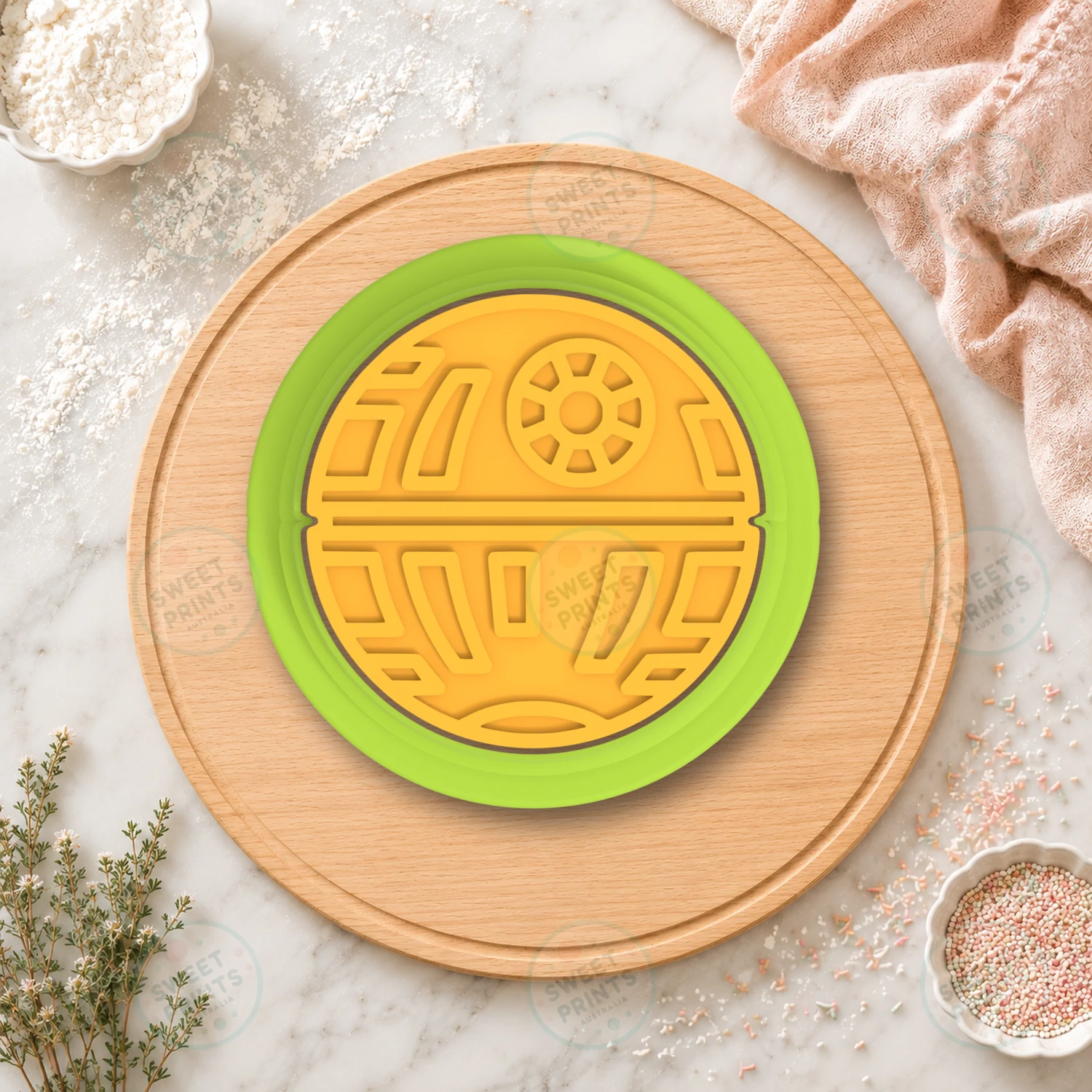 Death Star 2 Cookie Cutter & Stamp cookie cutter