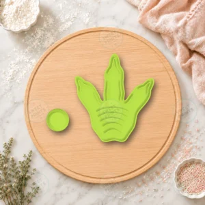 Dinosaur Foot Print Handle Cookie Cutter