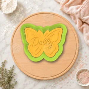 Dolly Parton Butterfly Cookie Cutter & Stamp