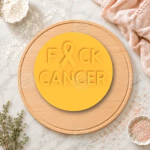Fuck Cancer Cookie Stamp