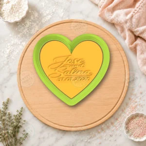 Jose And Salina Heart Cookie Cutter & Stamp