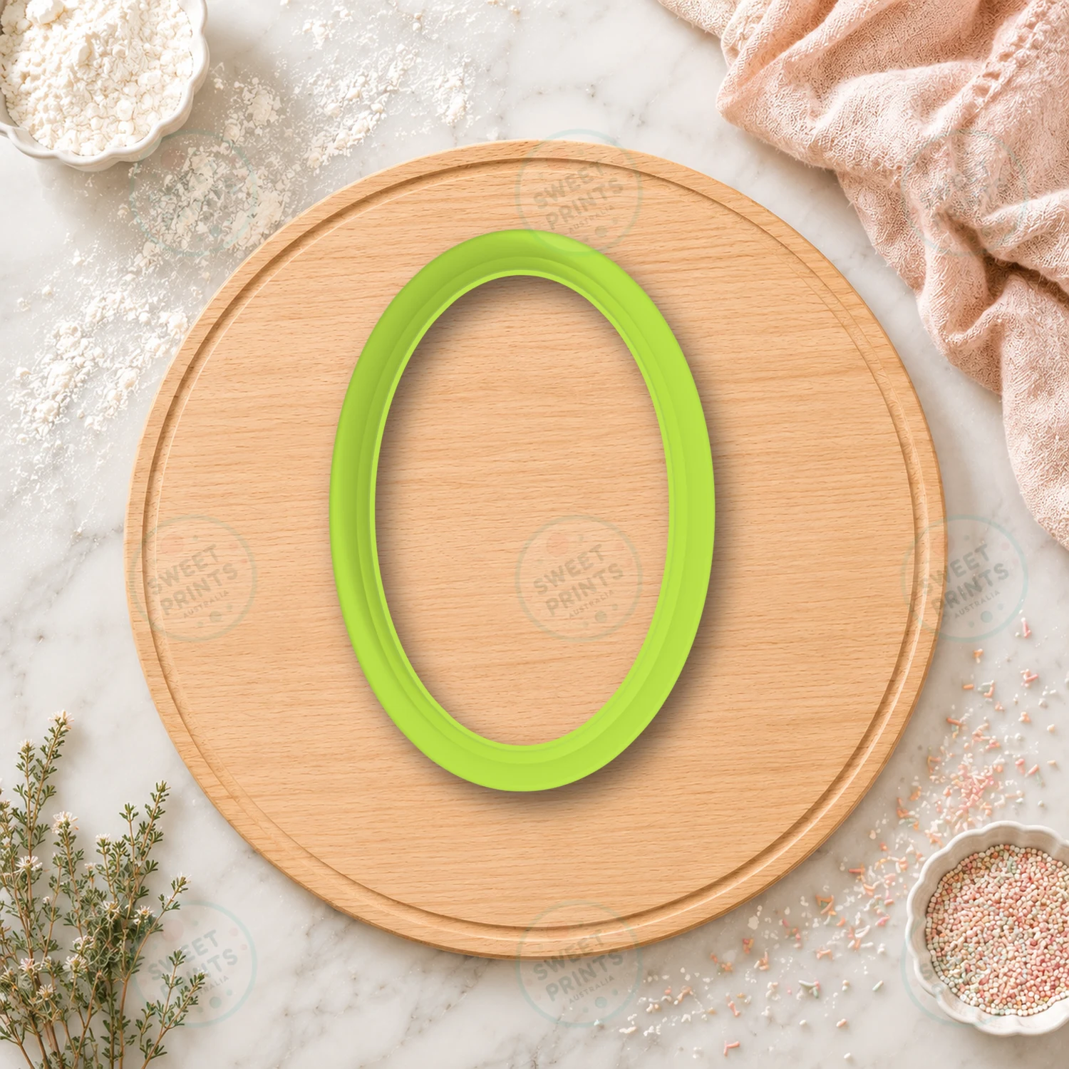 Oval 8.2 Cm X 5.1cm Cookie Cutter cookie cutter