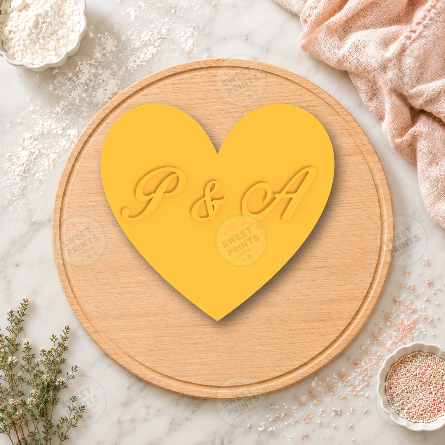 Peter Anastasija Heart Cookie Stamp cookie cutter