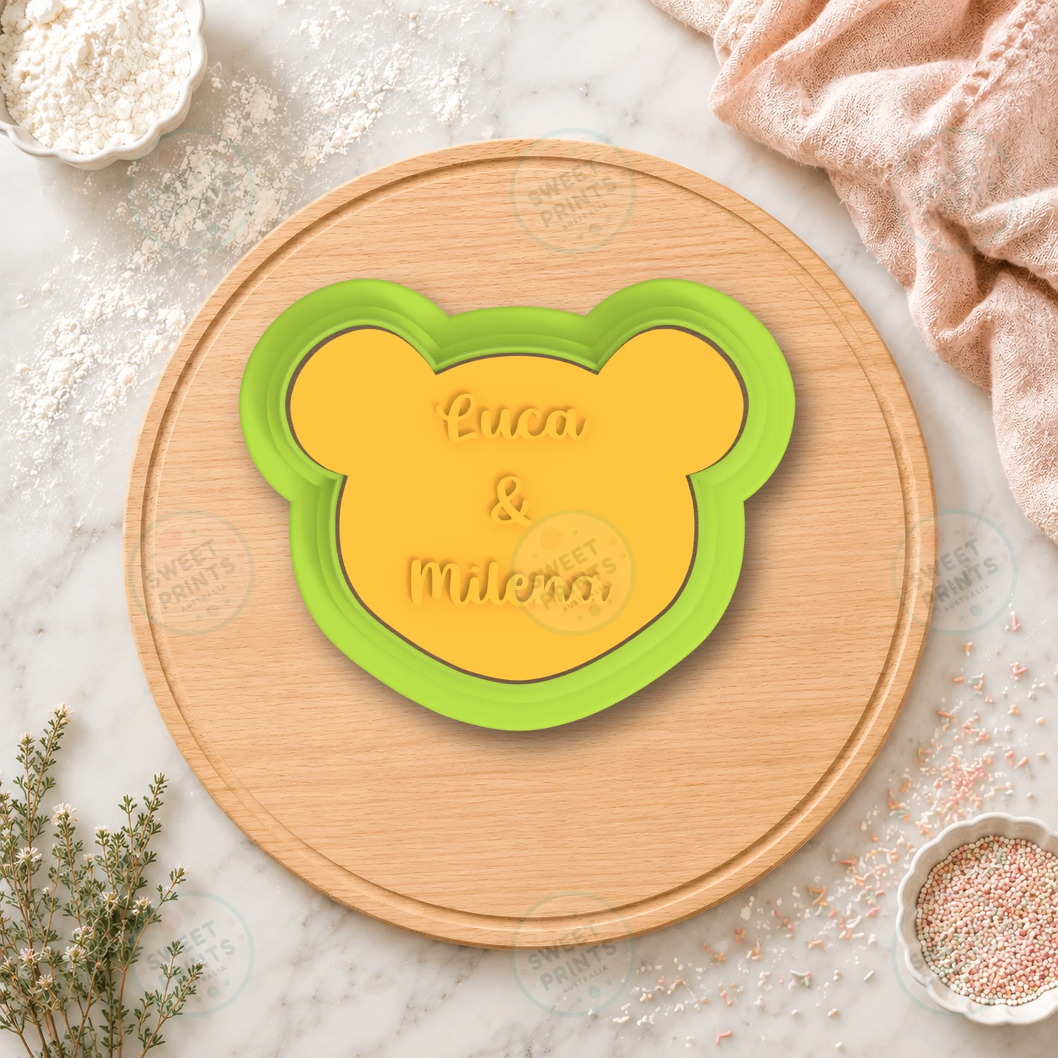 Riff Raff Teddy Luca Cookie Cutter & Stamp cookie cutter