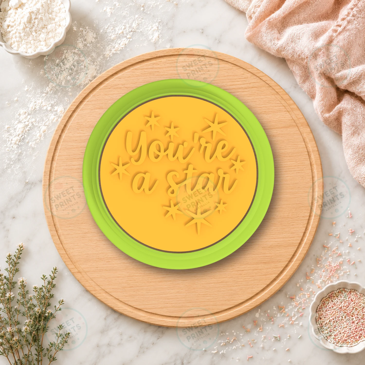 Star Cookie Cutter & Stamp cookie cutter