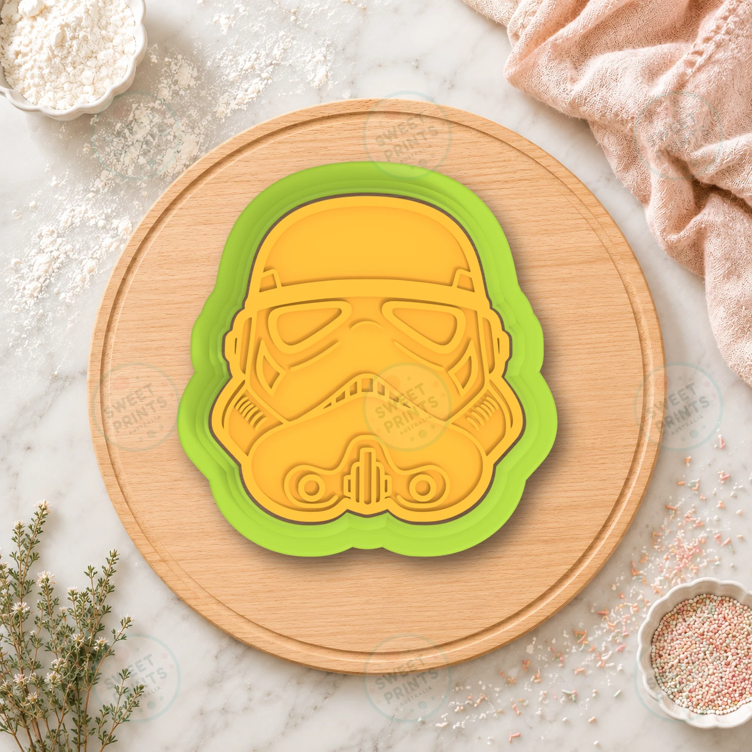 Star Wars Stormtrooper Cookie Cutter & Stamp cookie cutter