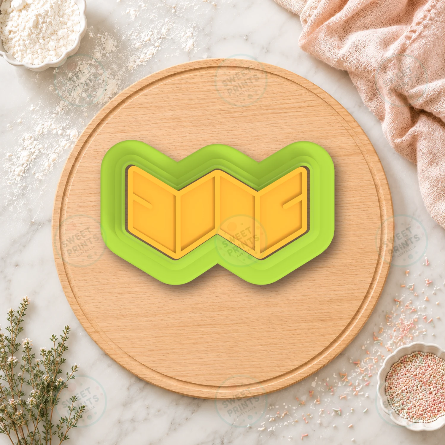 Tire Tread Cookie Cutter & Stamp cookie cutter