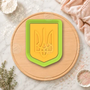 Ukraine Coat of Arms Cookie Cutter & Stamp