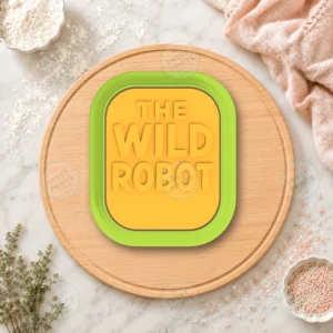 The Wild Robot Logo Cookie Cutter & Stamp