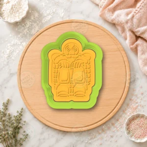 The Wild Robot Sit Cookie Cutter & Stamp