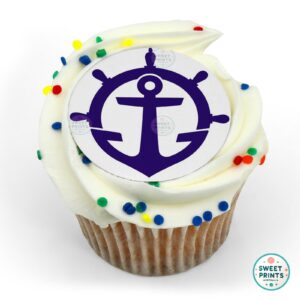 afl dockers anchor wheel purple o
