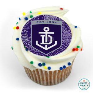 afl dockers crest indigenous pattern o