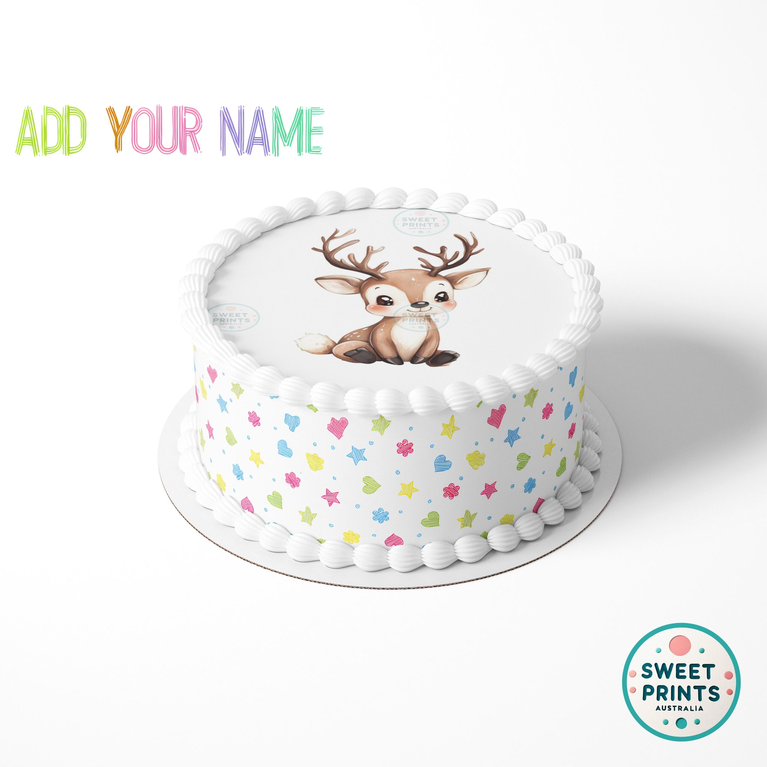 baby shower watercolour fawn o - Image 2