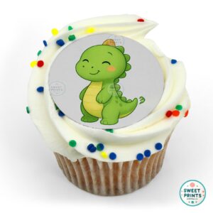 dinosaur green happy o