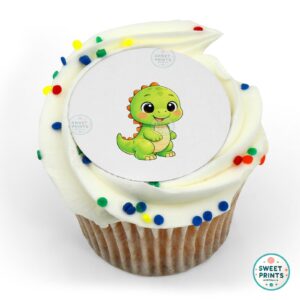 dinosaur green smiling o