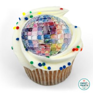 disco ball watercolour o