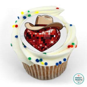 disco heart cowboy hat o