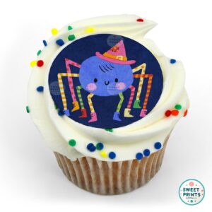 halloween blue spider colourful legs o