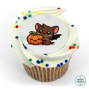 halloween brown bat pumpkin o