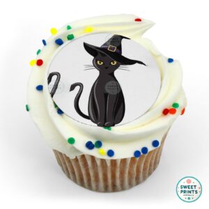 halloween elegant black cat o