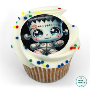 halloween frankenstein boy black o