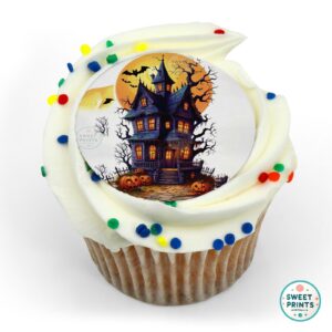 halloween haunted house full moon o