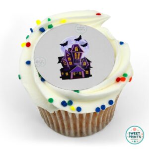 halloween haunted house moon o