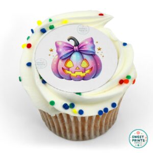 halloween iridescent pumpkin bow o