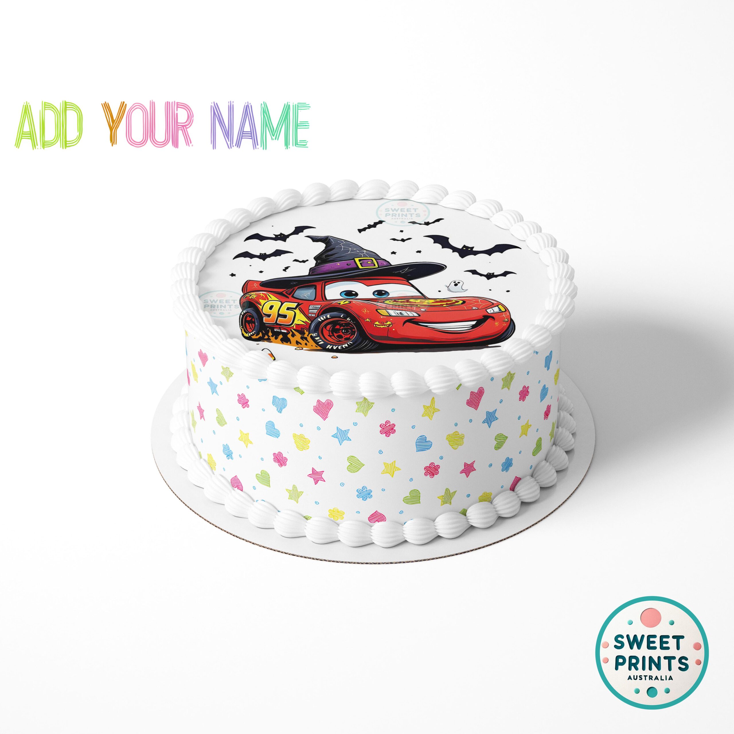 halloween lightning mcqueen witch hat o - Image 2