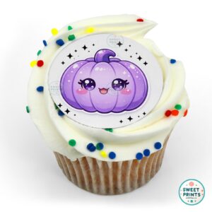 halloween purple pumpkin kawaii o