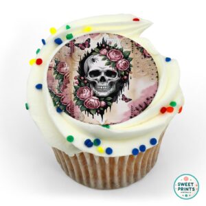 halloween skull roses o
