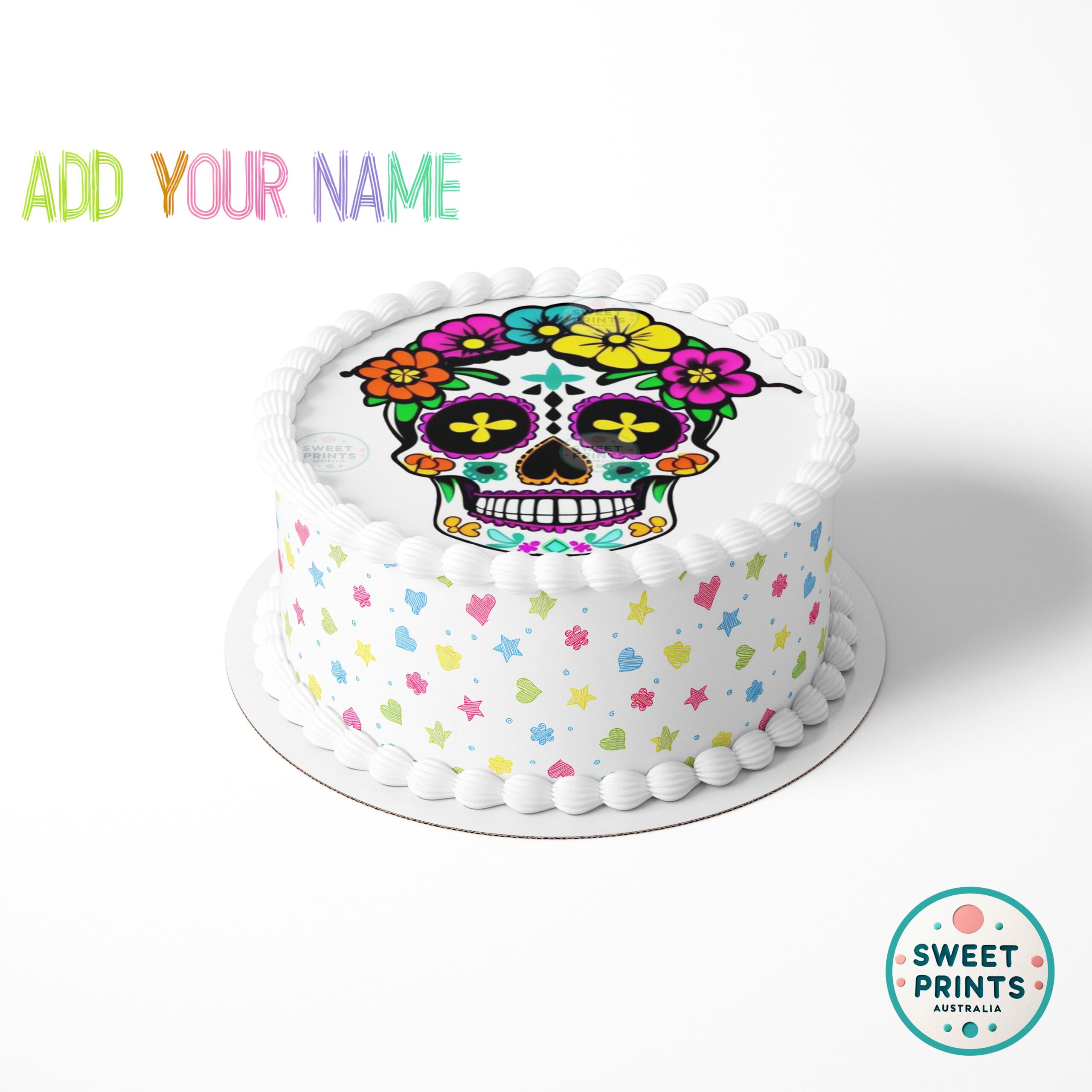 halloween sugar skull flowers o - Image 2