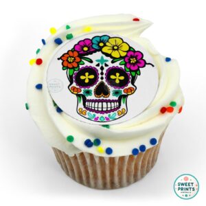 halloween sugar skull flowers o
