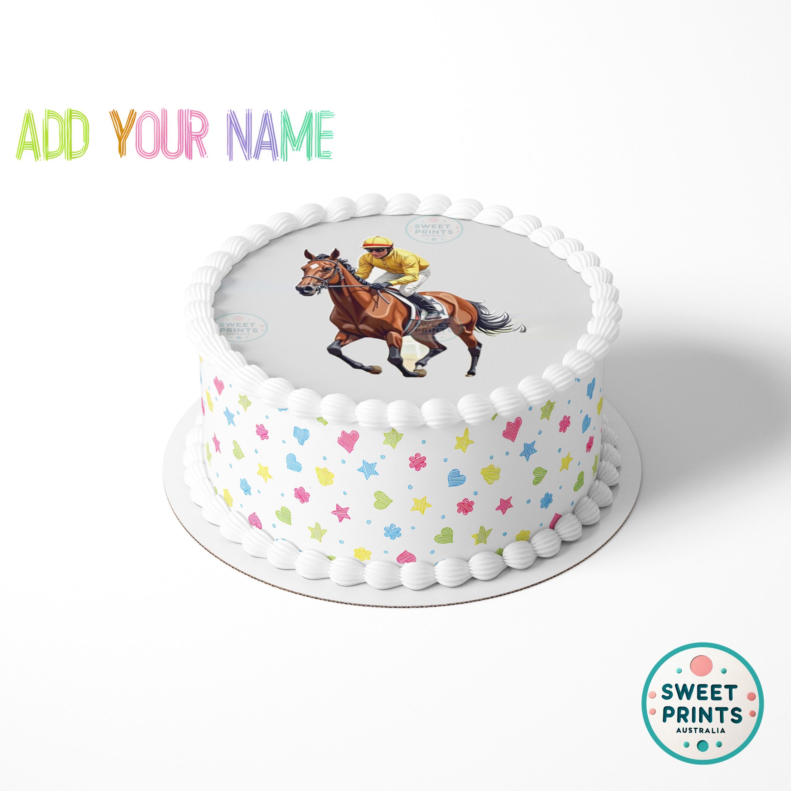 melbourne cup yellow jockey o - Image 2