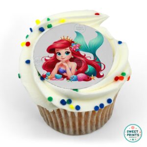 mermaid red hair shells o