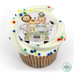safari animals jeep o