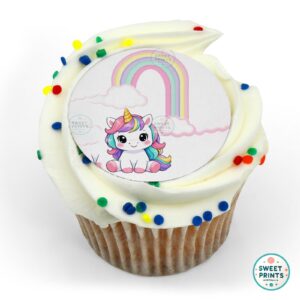 unicorn rainbow sticker o