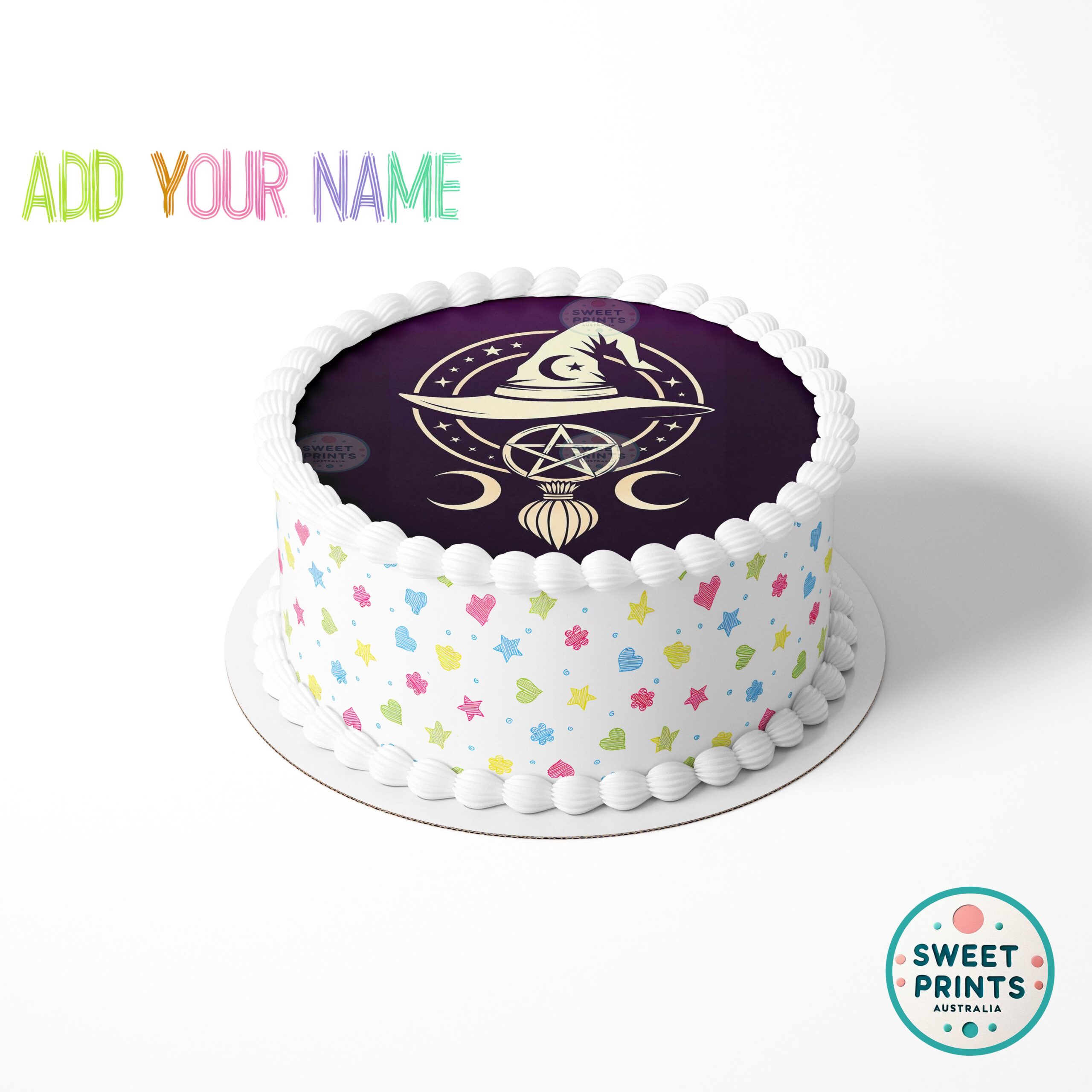 witch hat pentacle purple o - Image 2